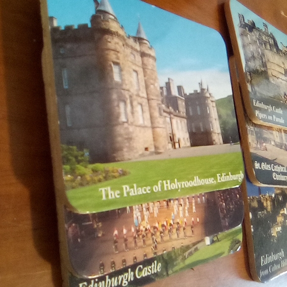Vintage Scotland Souvenir Coaster Set - Picture 11 of 12